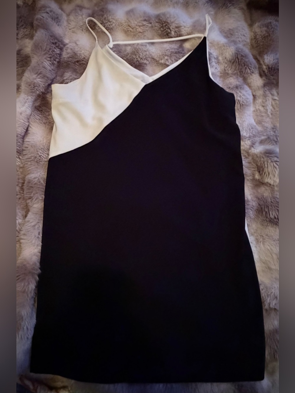 1. State Black and White Dress